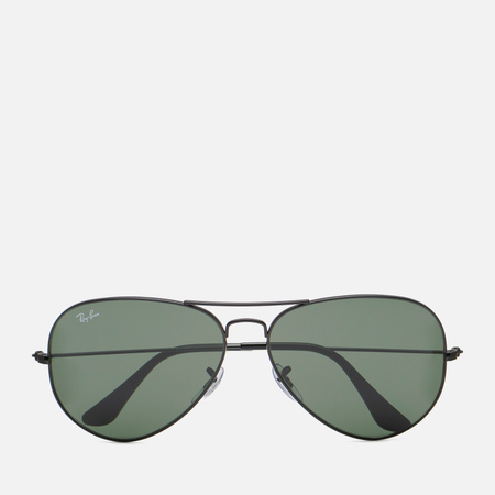 фото Солнцезащитные очки ray-ban aviator large metal ii, цвет чёрный, размер 62mm