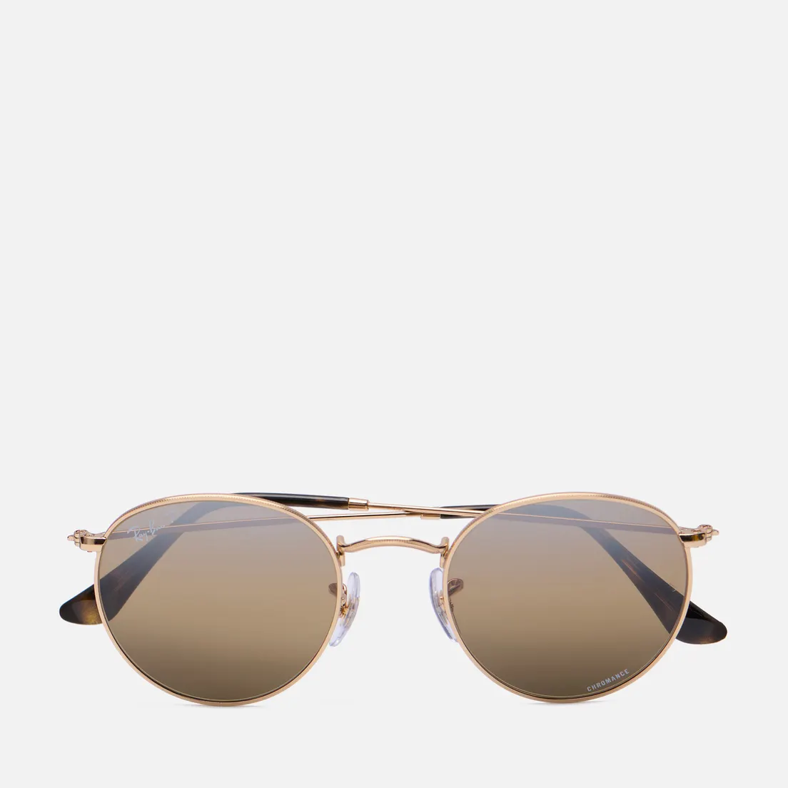 Ray-Ban Солнцезащитные очки Round Metal Chromance Polarized