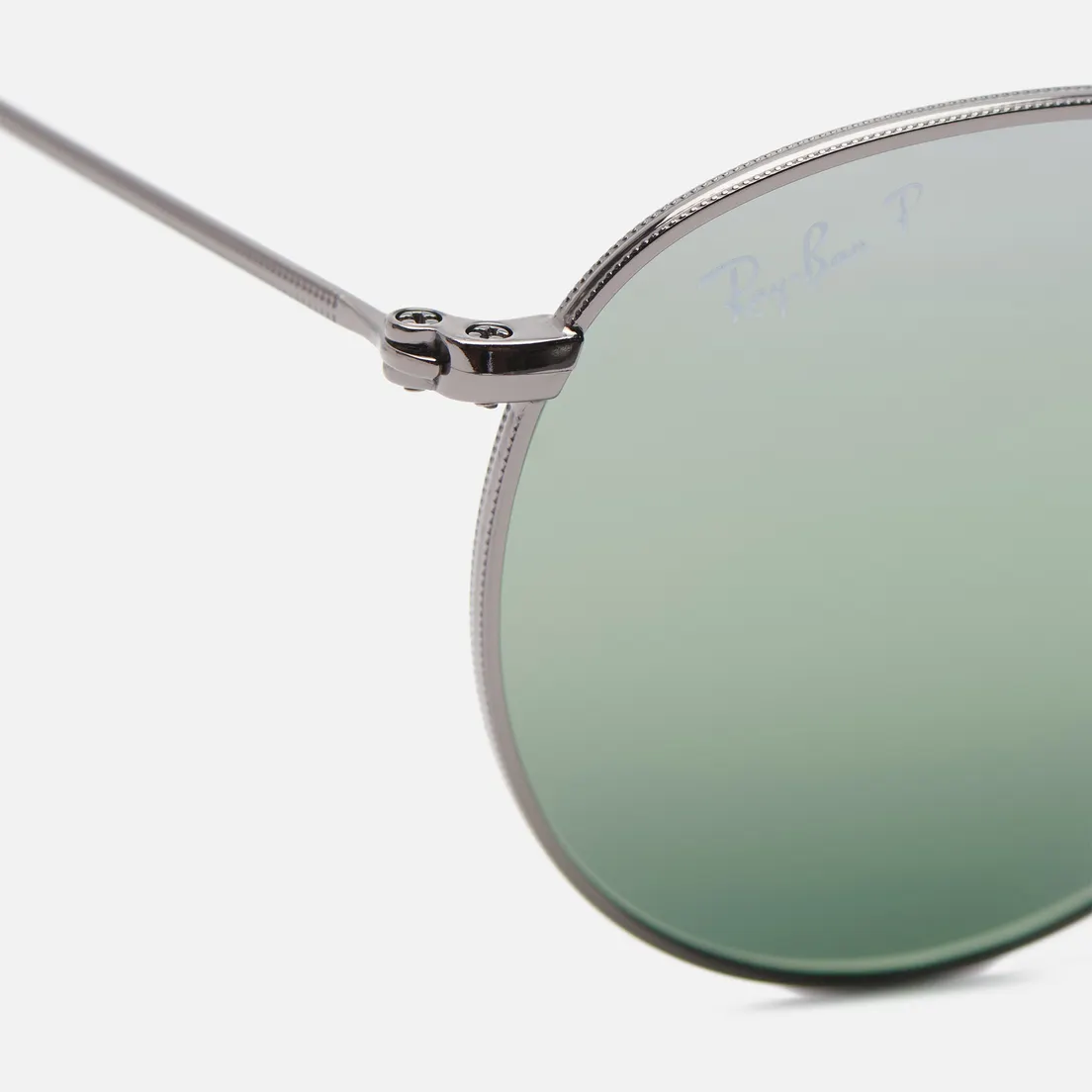 Ray-Ban Солнцезащитные очки Round Metal Chromance Polarized
