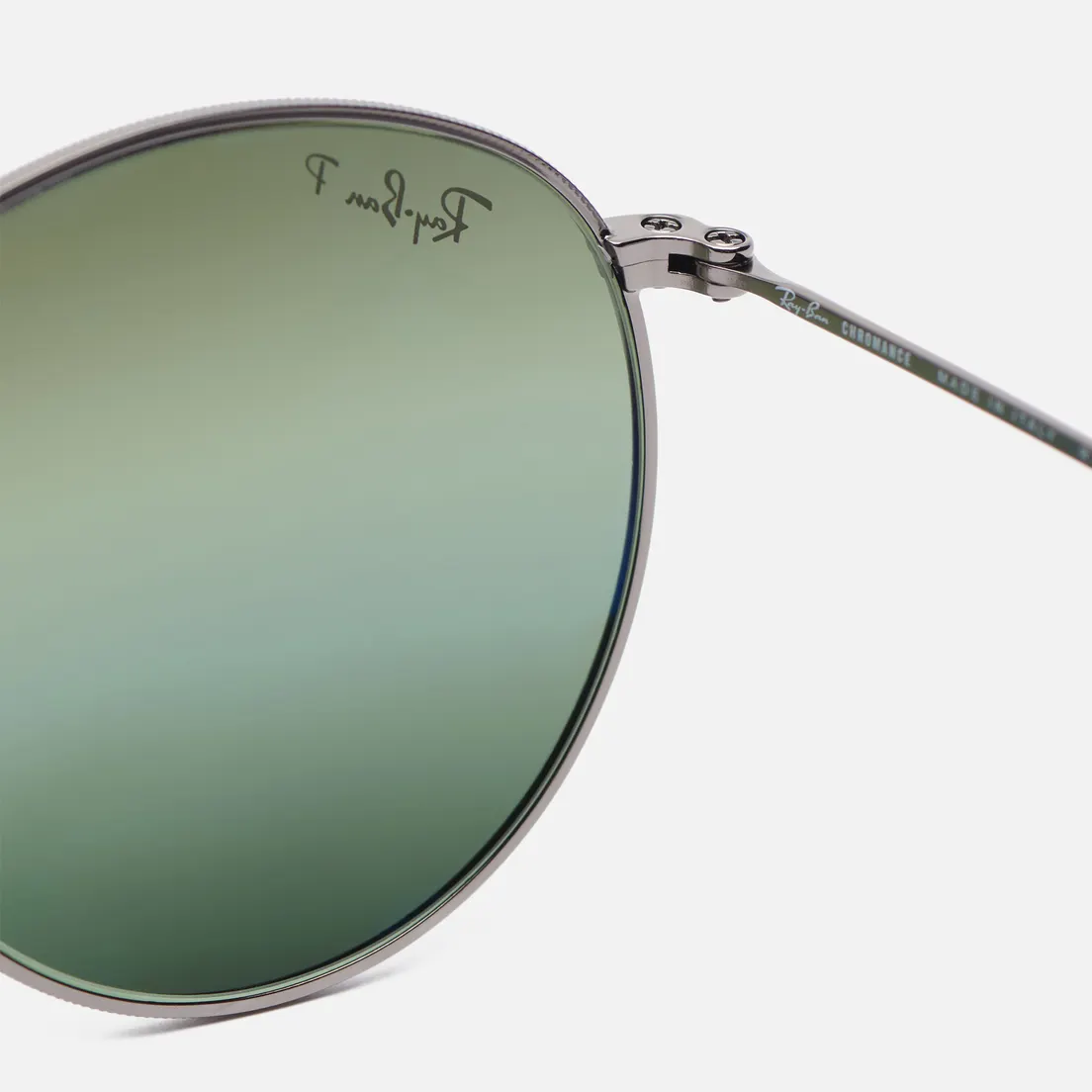 Ray-Ban Солнцезащитные очки Round Metal Chromance Polarized
