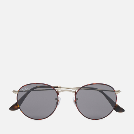 Солнцезащитные очки Ray-Ban Round Metal, цвет серебряный, размер 50mm