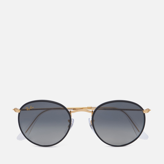 Солнцезащитные очки Ray-Ban Round Metal Full Color Legend Black On Legend Gold/Grey Gradient