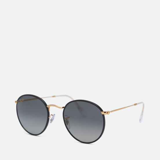 Солнцезащитные очки Ray-Ban Round Metal Full Color Legend Black On Legend Gold/Grey Gradient