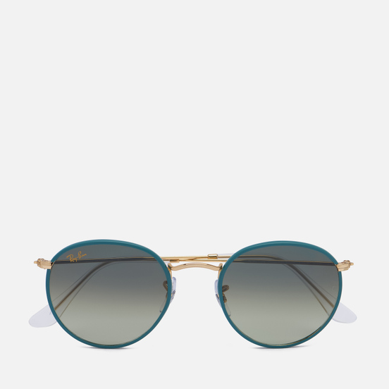 Солнцезащитные очки Ray-Ban Round Metal Full Color Legend Polished Green/Green/Blue