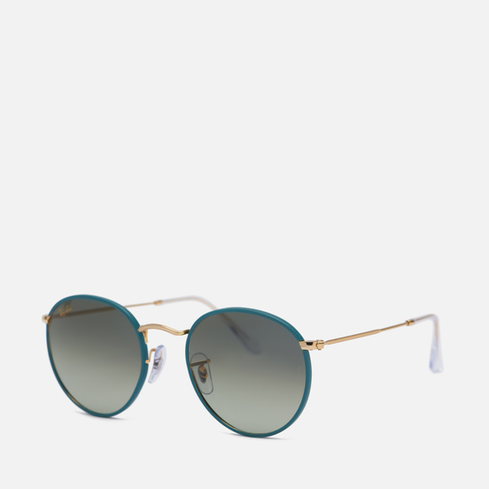 Солнцезащитные очки Ray-Ban Round Metal Full Color Legend Polished Green/Green/Blue