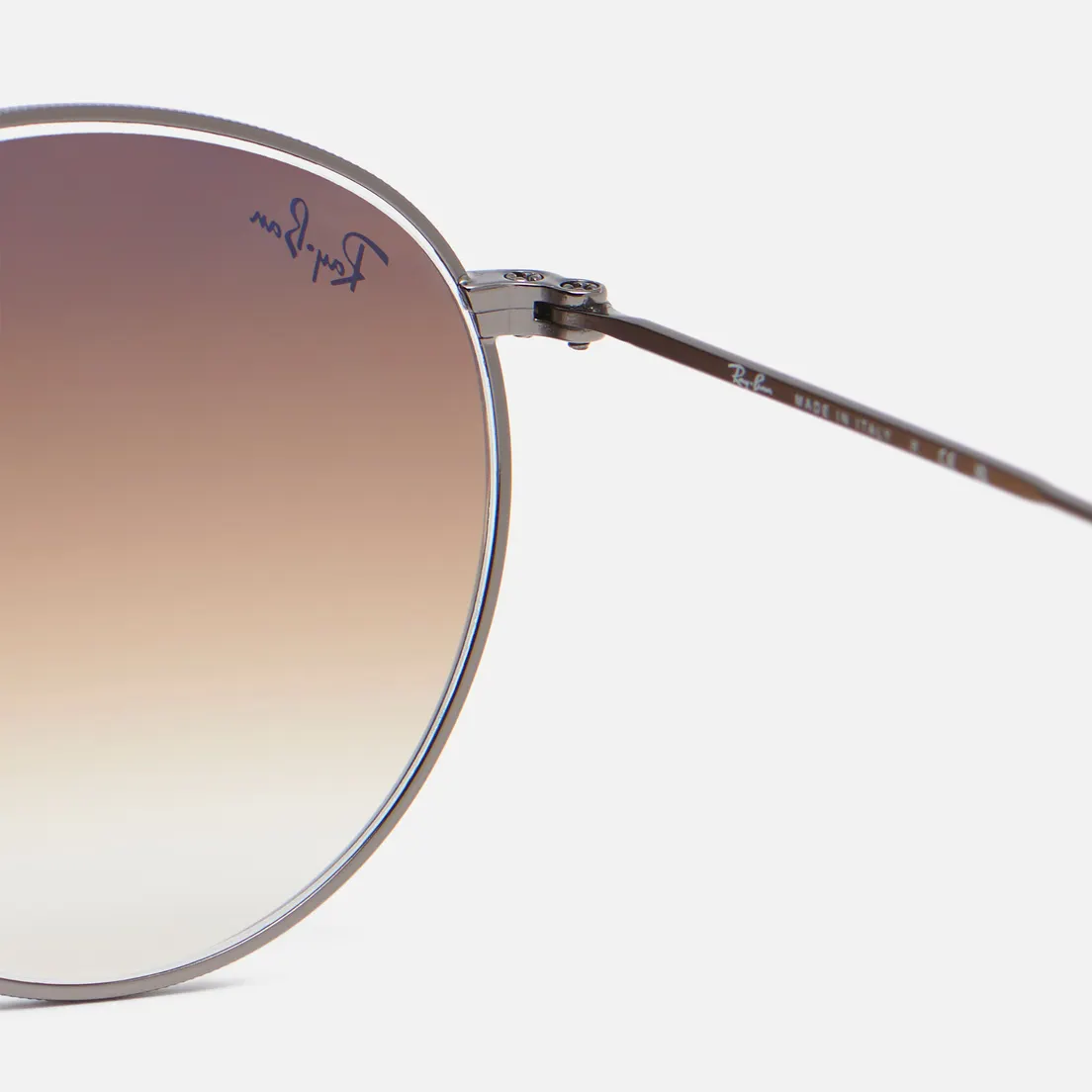 Ray-Ban Солнцезащитные очки Round Flat Lenses