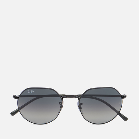 фото Солнцезащитные очки ray-ban jack, цвет чёрный, размер 53mm