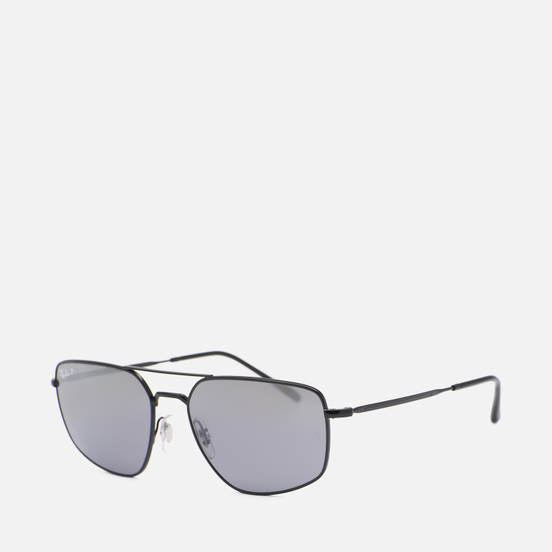 Солнцезащитные очки Ray-Ban RB3666 Polished Black/Silver