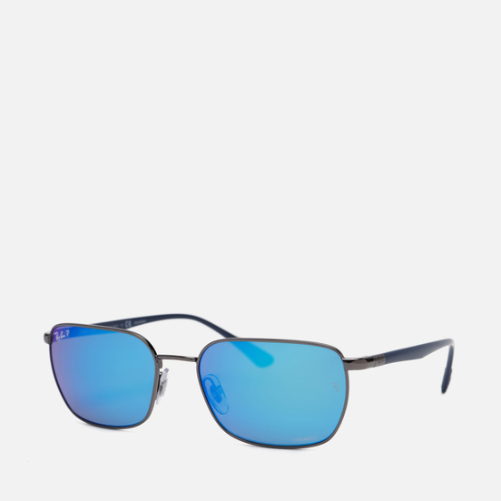 Солнцезащитные очки Ray-Ban RB3684CH Polarized Gunmetal/Polar Grey Mirror Blue