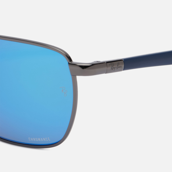 Солнцезащитные очки Ray-Ban RB3684CH Polarized Gunmetal/Polar Grey Mirror Blue