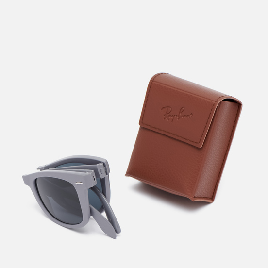 Солнцезащитные очки Ray-Ban Wayfarer Folding Grey/Blue
