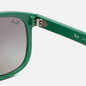 Солнцезащитные очки Ray-Ban Boyfriend Matte Black/On Green/Grey Gradient фото - 3