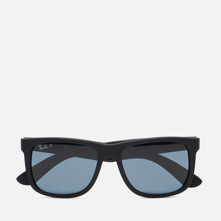 фото Солнцезащитные очки ray-ban justin classic polarized, цвет чёрный, размер 54mm