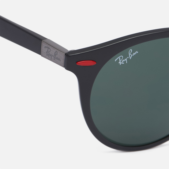 Солнцезащитные очки Ray-Ban x Scuderia Ferrari RB4296M Matte Black/Green