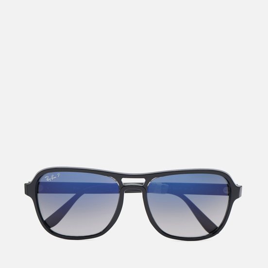 Солнцезащитные очки Ray-Ban RB4356 Polarized Black/Transparent Black/Polarized Blue Gradient