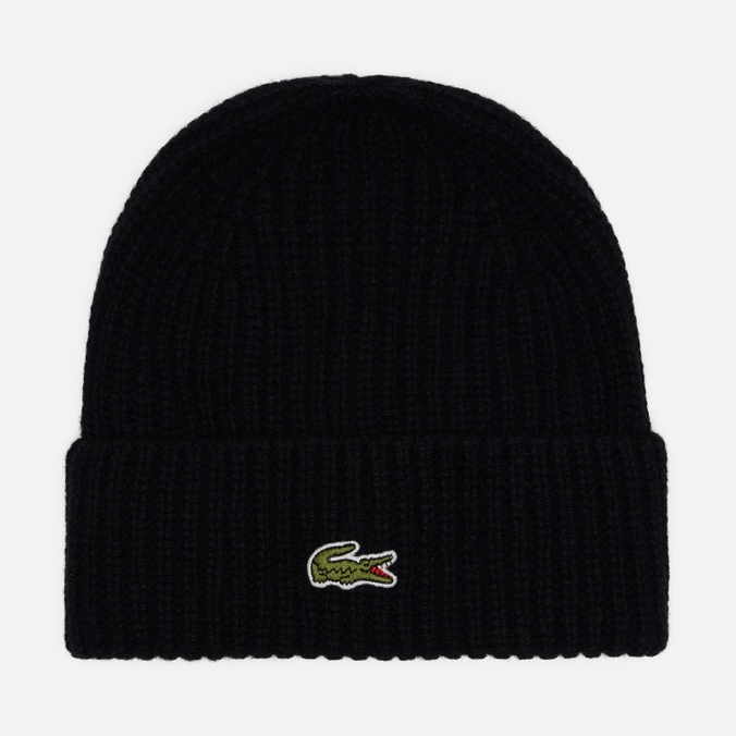 Шапка Lacoste Rib Knit Carded Wool