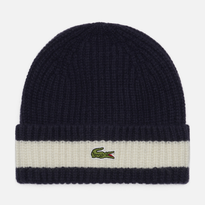 Шапка Lacoste Rib Knit Carded Wool