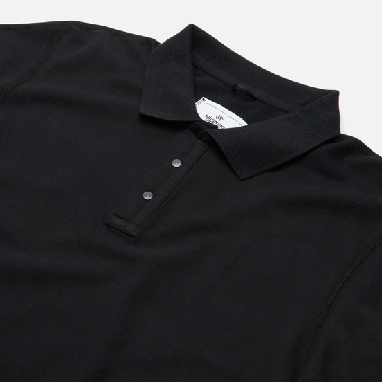 Мужское поло Reigning Champ Athletic Pique Black