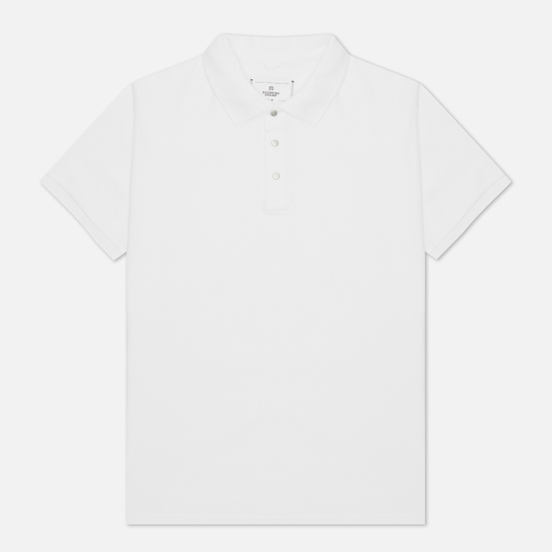 Мужское поло Reigning Champ Athletic Pique White