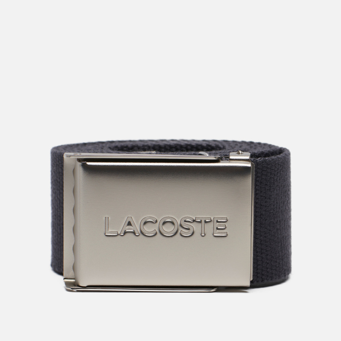 Ремень Lacoste, цвет серый, размер 110