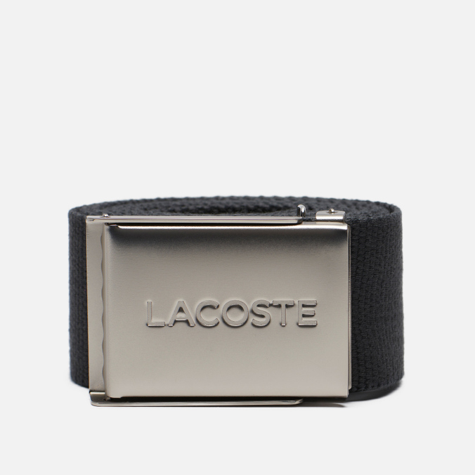 Ремень Lacoste, цвет серый, размер 110