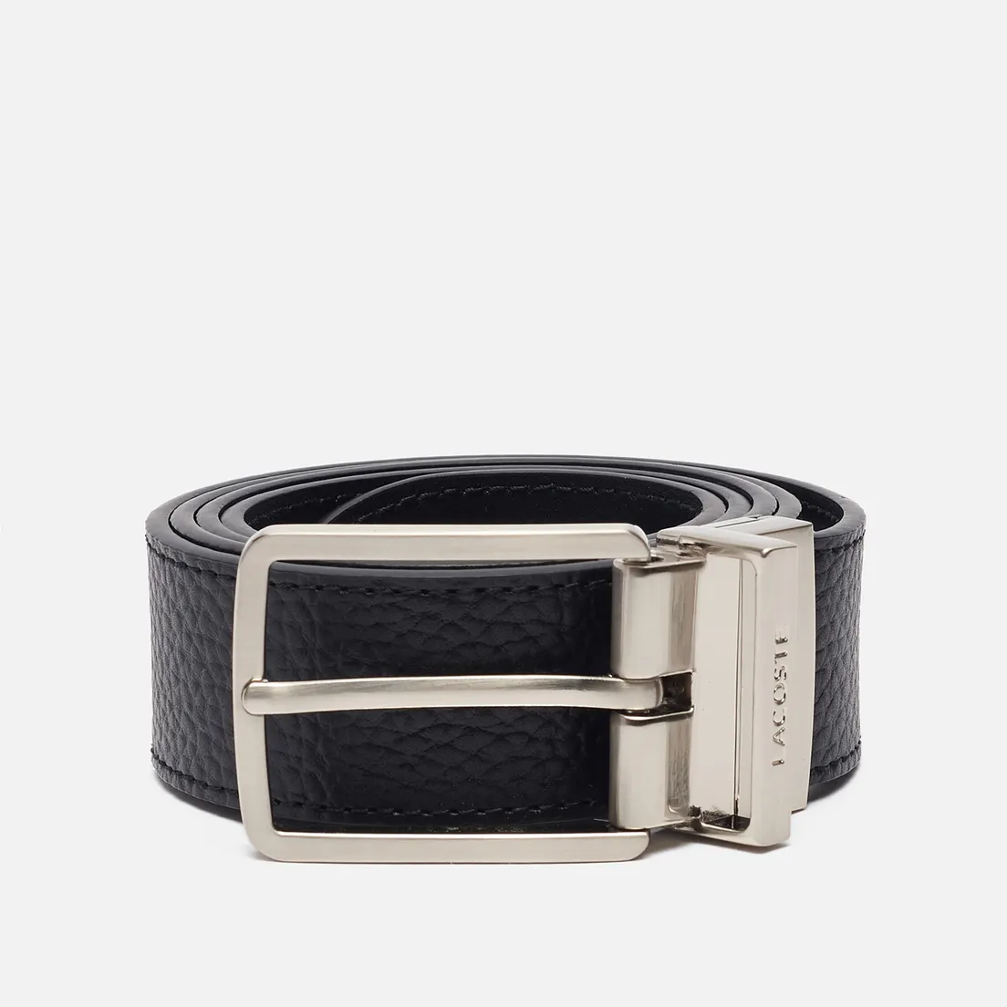 Lacoste Ремень Engraved Buckle Grained Leather