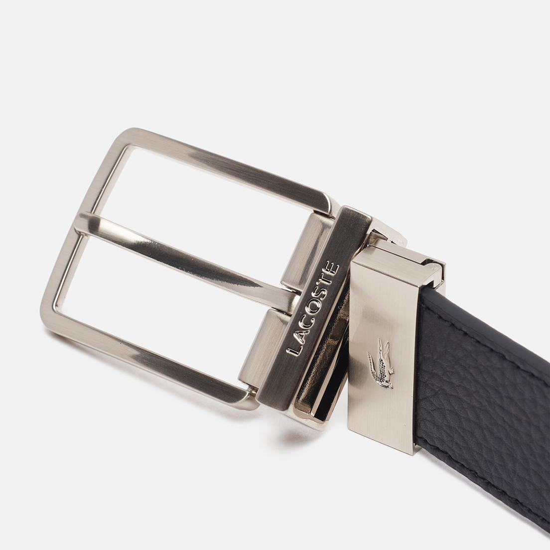Lacoste Ремень Engraved Buckle Grained Leather