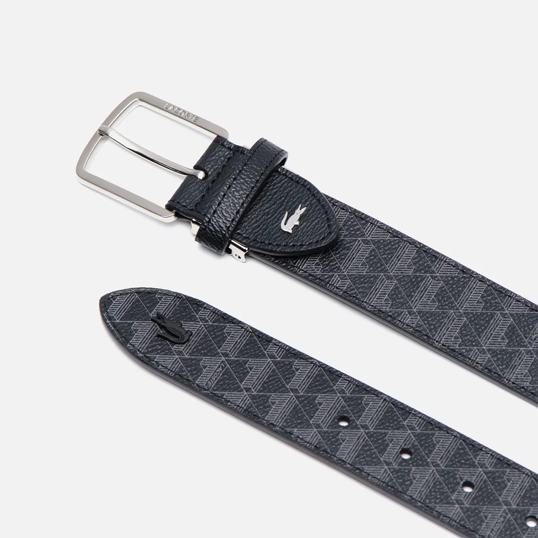 Lacoste Ремень Blend Monogram Woven Fabric
