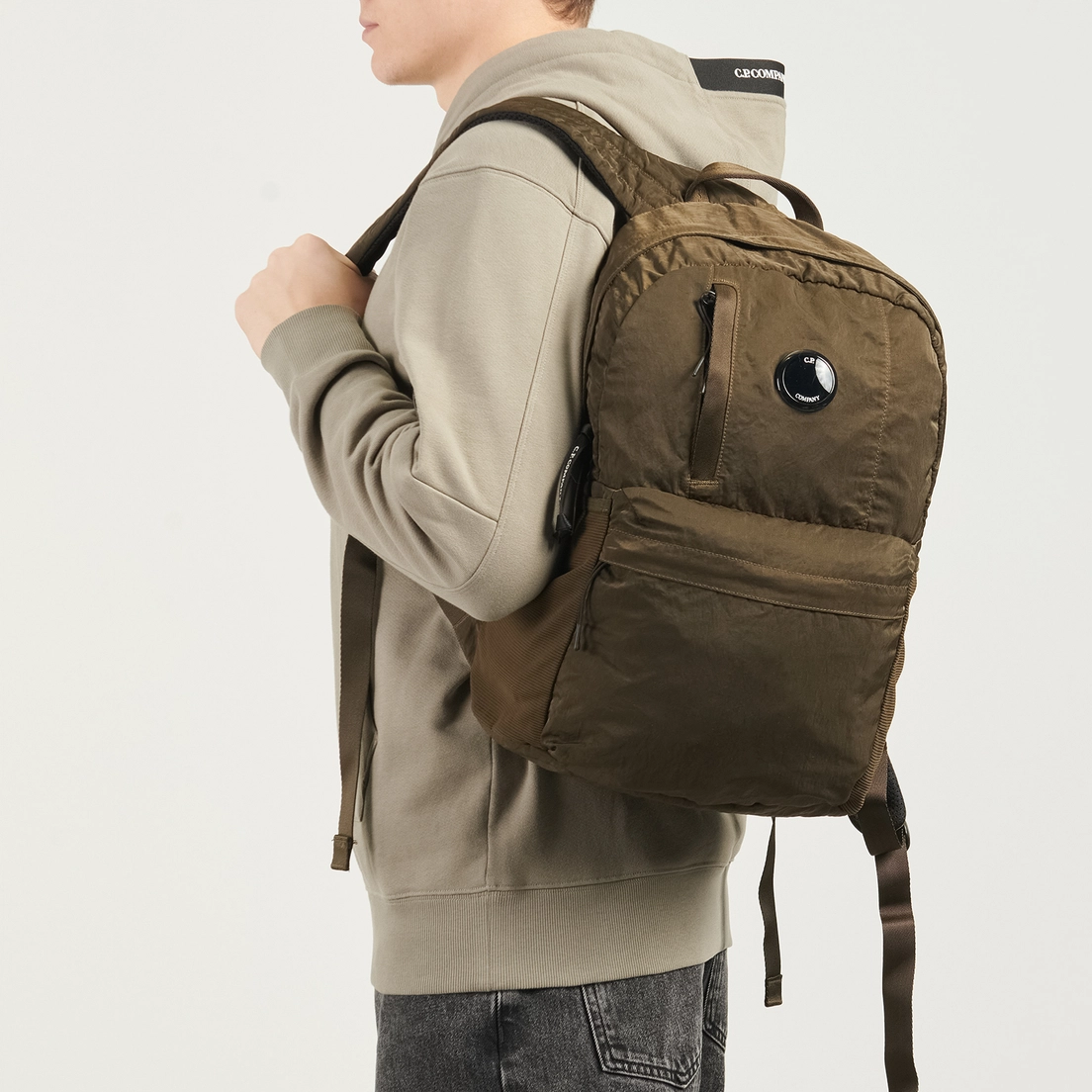 C.P. Company Рюкзак Nylon B Lens Detail Garment Dyed
