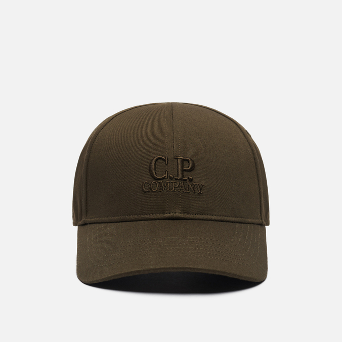 Кепка C.P. Company Gabardine Embroidered Logo Detail