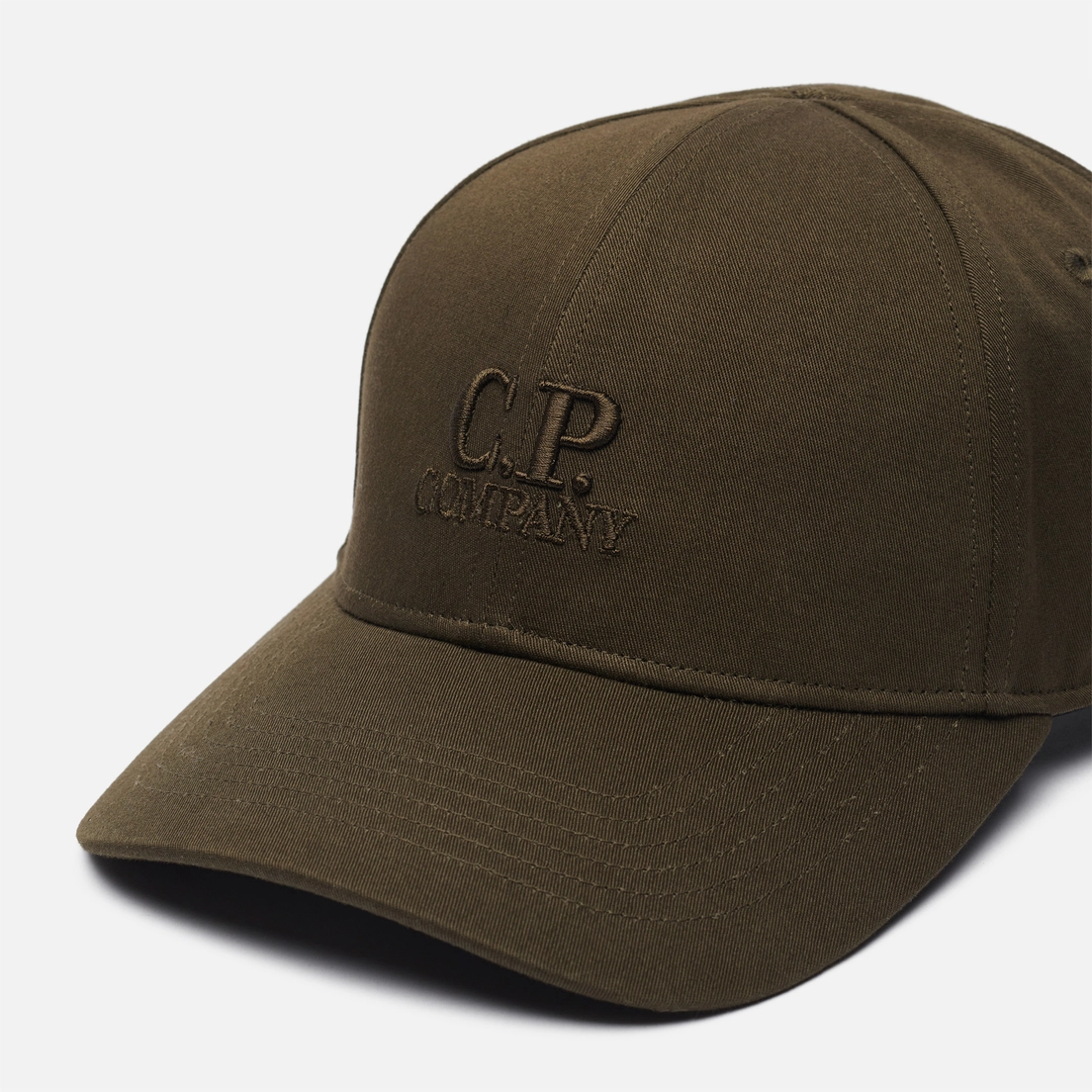 C.P. Company Кепка Gabardine Embroidered Logo Detail