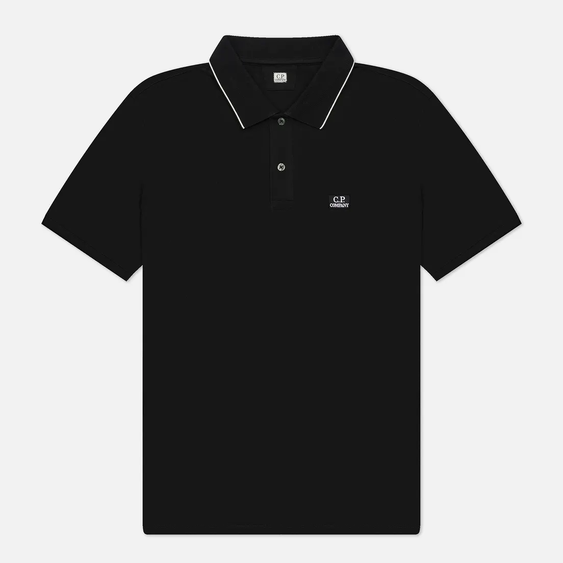 C.P. Company Мужское поло Stretch Piquet Striped Collar