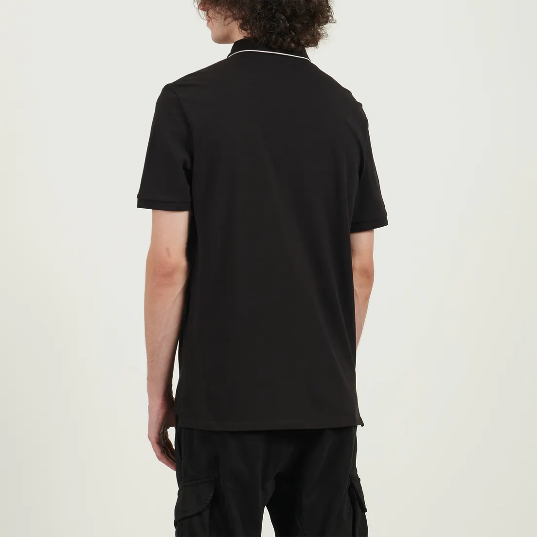 C.P. Company Мужское поло Stretch Piquet Striped Collar