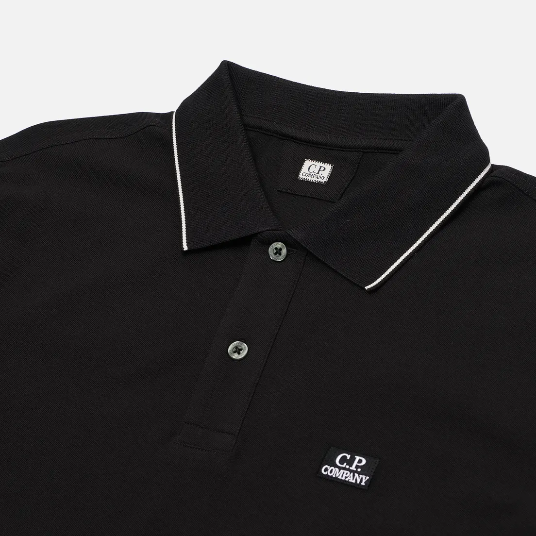 C.P. Company Мужское поло Stretch Piquet Striped Collar