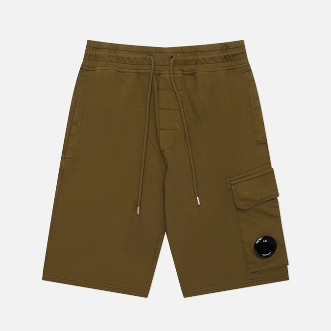 Мужские шорты C.P. Company Light Fleece Cargo Lens Detail