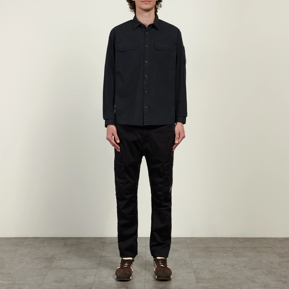 C.P. Company Мужская рубашка Organic Gabardine Lens Regular