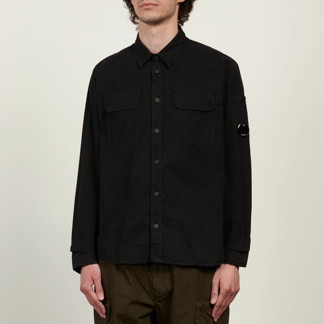 C.P. Company Мужская рубашка Organic Gabardine Lens Regular