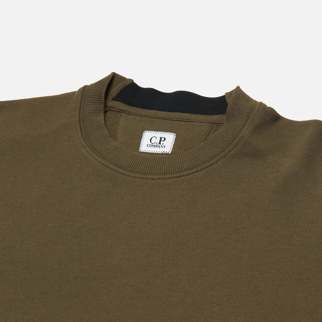 C.P. Company Мужская толстовка Diagonal Raised Fleece Crew Neck Lens Regular