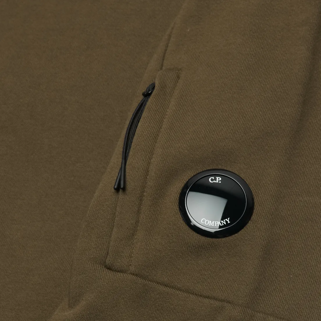 C.P. Company Мужская толстовка Diagonal Raised Fleece Crew Neck Lens Regular