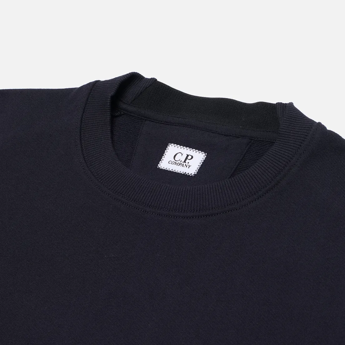 C.P. Company Мужская толстовка Diagonal Raised Fleece Crew Neck Lens Regular