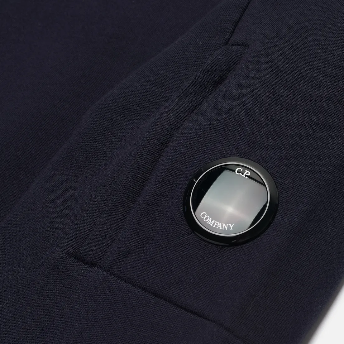 C.P. Company Мужская толстовка Diagonal Raised Fleece Crew Neck Lens Regular