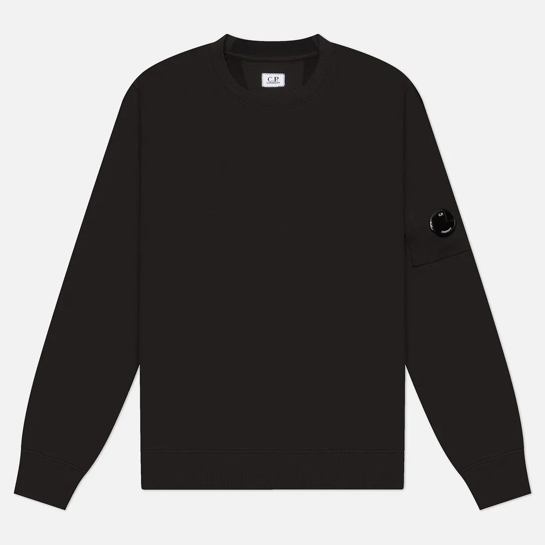 C.P. Company Мужская толстовка Diagonal Raised Fleece Crew Neck Lens Regular