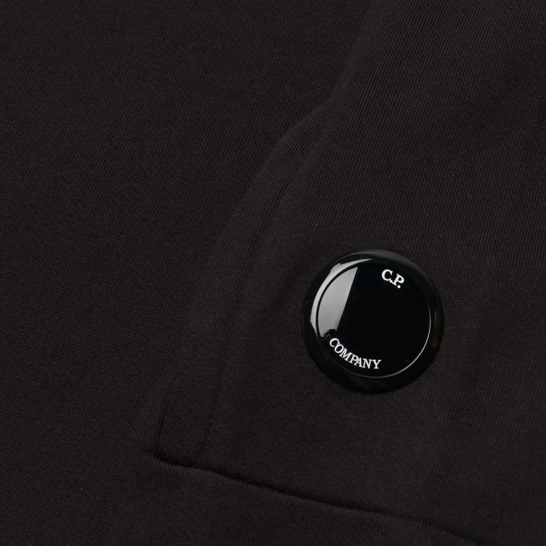 C.P. Company Мужская толстовка Diagonal Raised Fleece Crew Neck Lens Regular