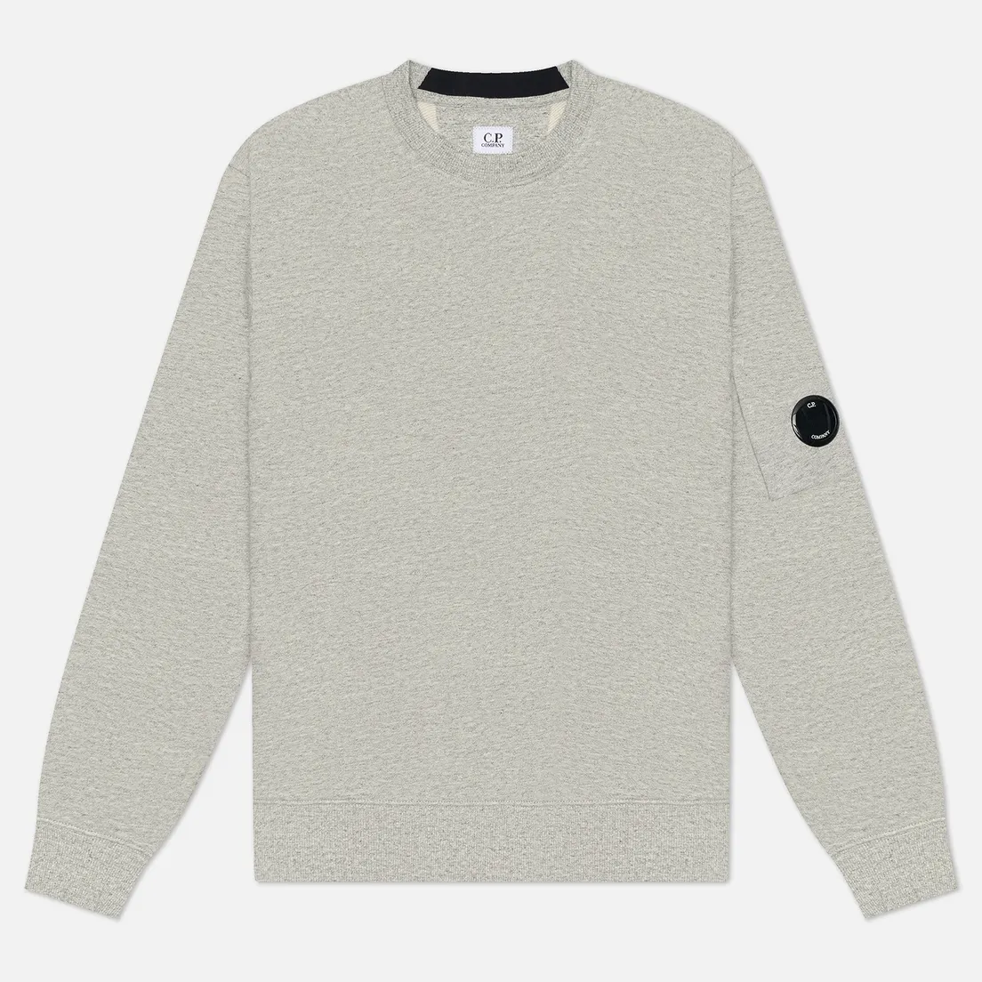 C.P. Company Мужская толстовка Diagonal Raised Fleece Crew Neck Lens Regular