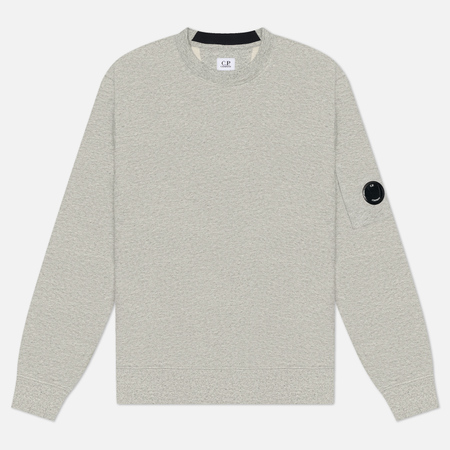   Brandshop Мужская толстовка C.P. Company Diagonal Raised Fleece Crew Neck Lens Regular, цвет серый, размер XL