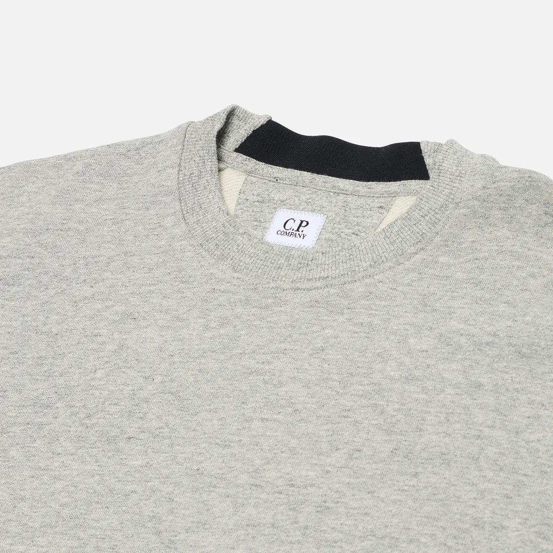 C.P. Company Мужская толстовка Diagonal Raised Fleece Crew Neck Lens Regular