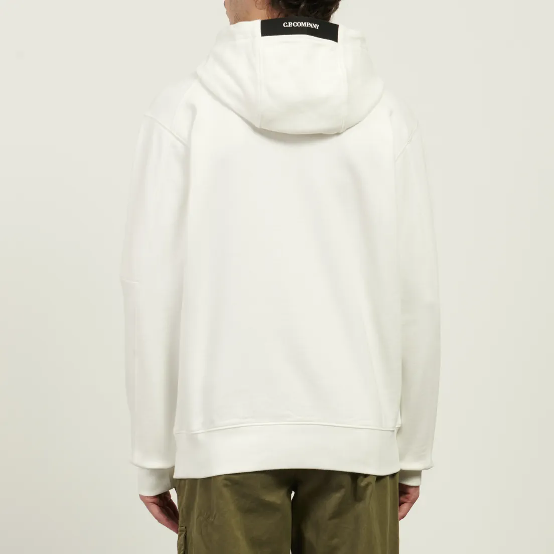 C.P. Company Мужская толстовка Diagonal Raised Fleece Lens Regular Fit Hoodie