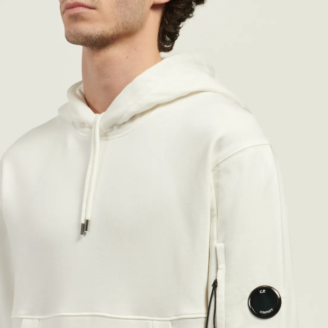 C.P. Company Мужская толстовка Diagonal Raised Fleece Lens Regular Fit Hoodie