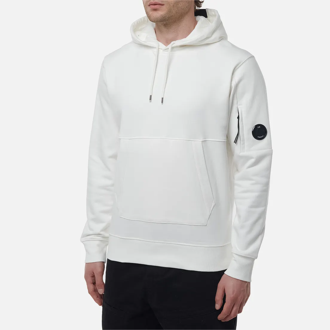 C.P. Company Мужская толстовка Diagonal Raised Fleece Lens Regular Fit Hoodie