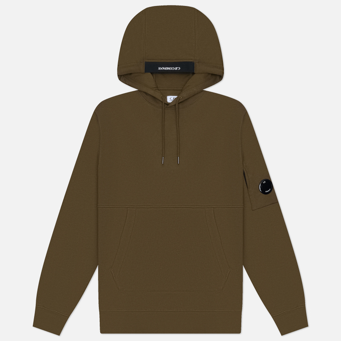 Мужская толстовка C.P. Company Diagonal Raised Fleece Lens Regular Fit Hoodie